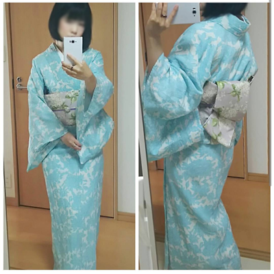 くるりの竹麻楊柳着物 - 着物を普段着にすることに憧れる女のブログ